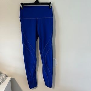 WILO electric blue workout leggings